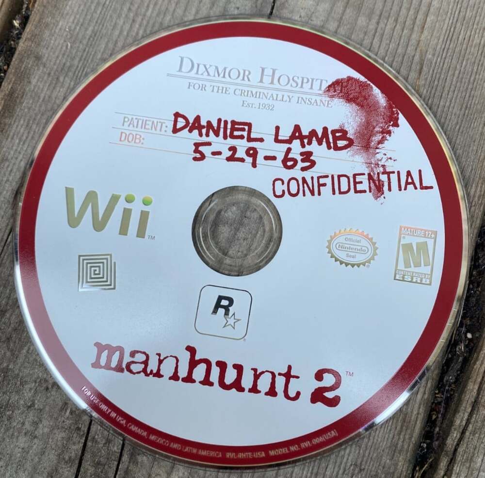 Manhunt 2 (Nintendo Wii, 2007) Disc Only Tested